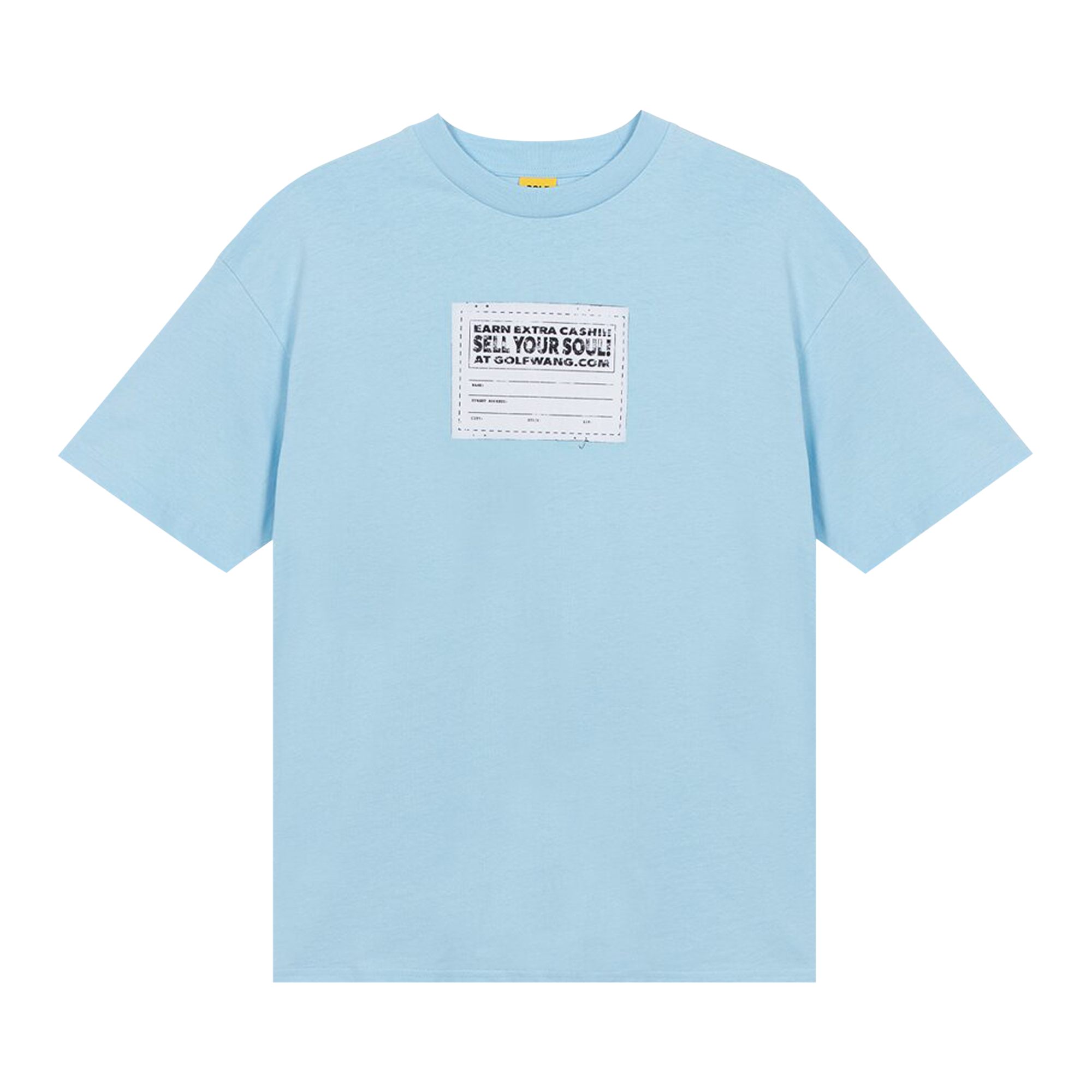 Pre-owned Golf Wang Sell Your Soul Tee 'light Blue'
