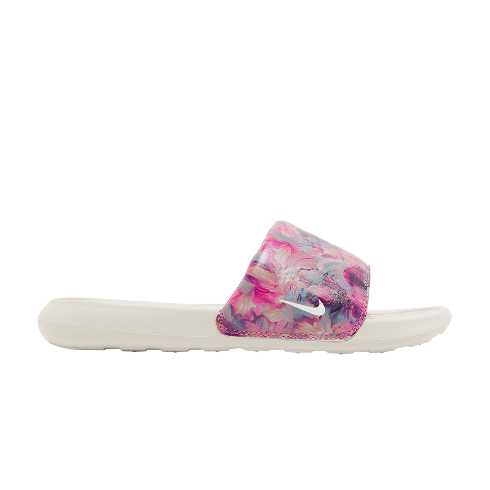 Pre-owned Nike Wmns Victori One Slide 'floral' In Purple