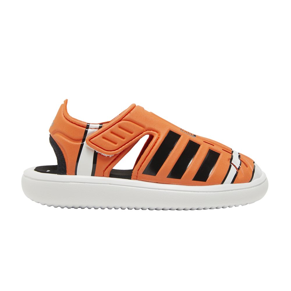 Pre-owned Adidas Originals Adidas Disney X Summer Closed Toe Water Sandal I 'finding Nemo' | Orange | Infant Size 4