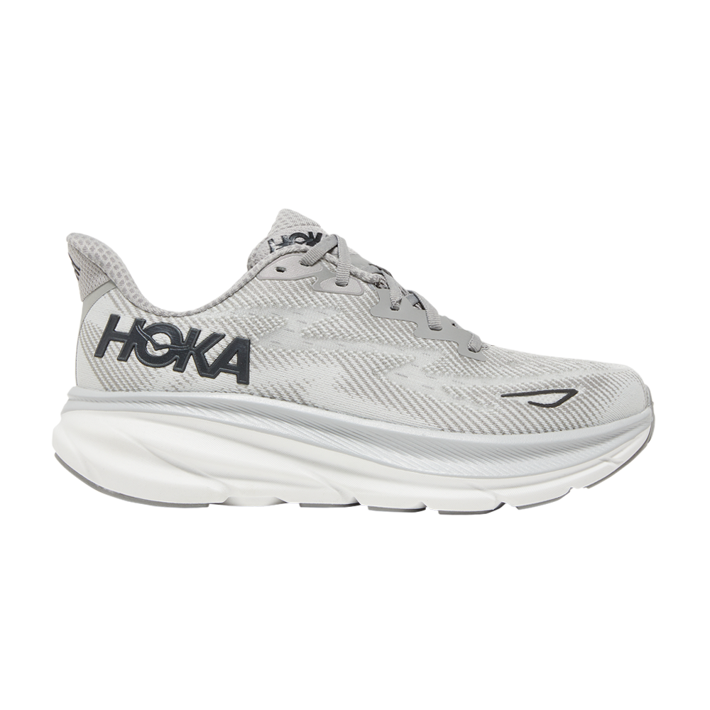 Pre-owned Hoka One One Clifton 9 'harbor Mist Black' In Grey