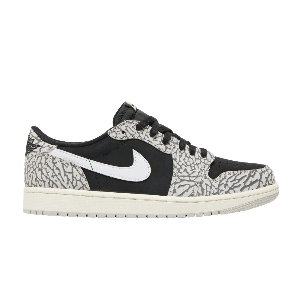 AIR JORDAN AIR JORDAN 1 RETRO LOW OG 'BLACK CEMENT'