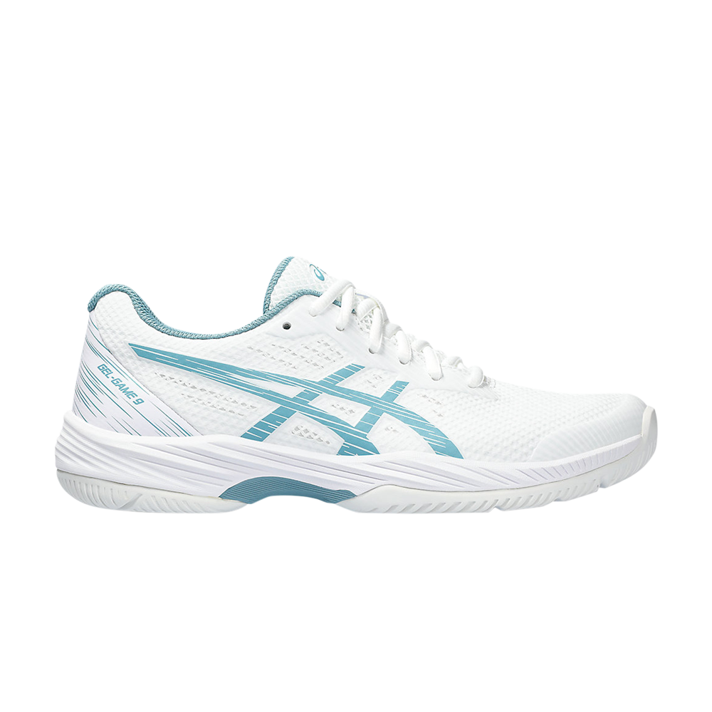 Pre-owned Asics Wmns Gel Game 9 'white Gris Blue'