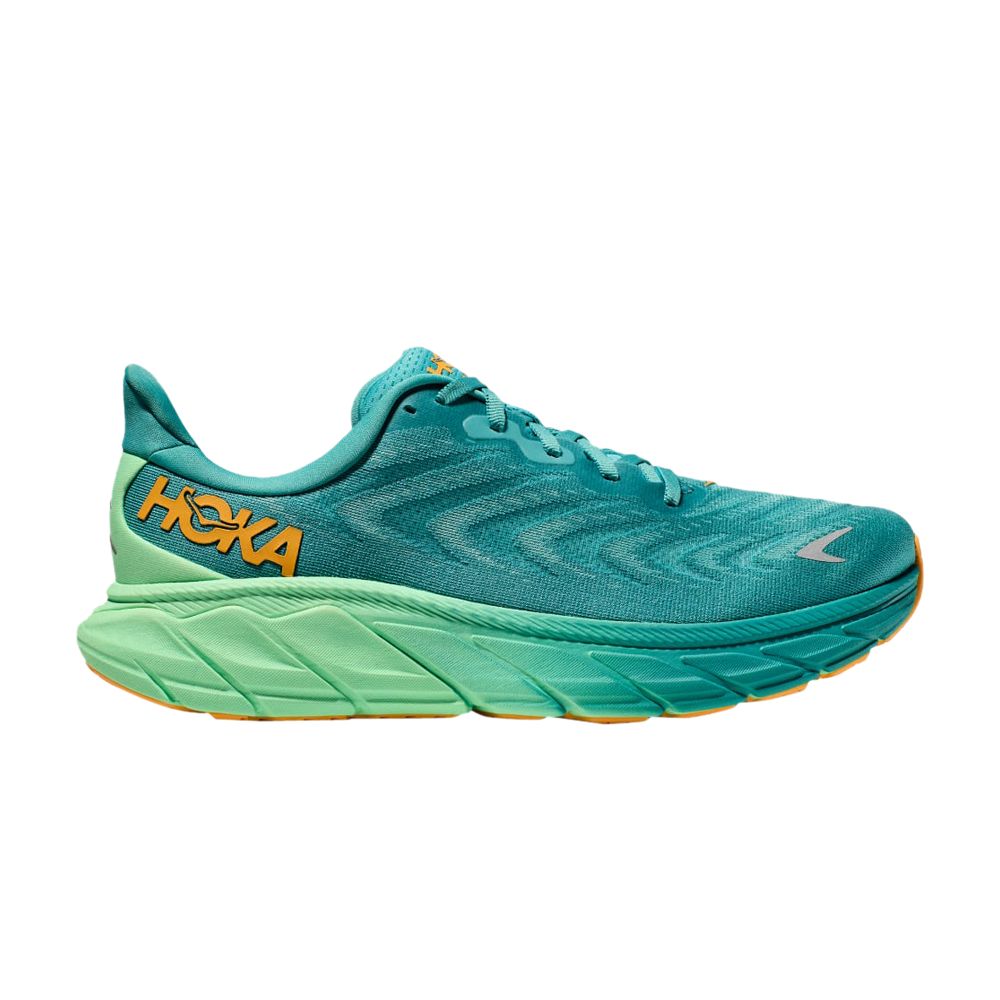 Hoka One One Arahi 6 'Ocean Mist Lime Glow' | Blue | Men's Size 9