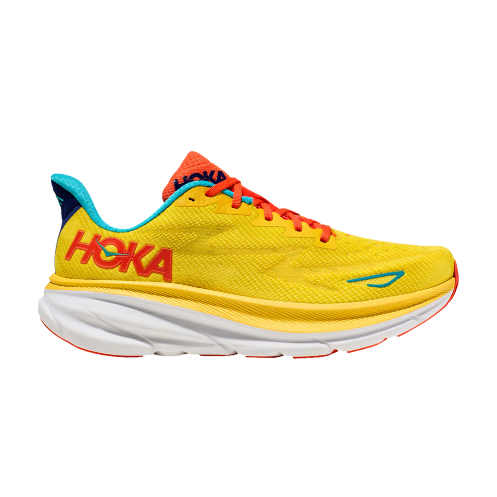 Pre-owned Hoka One One Clifton 9 'passion Fruit Maize' In Yellow