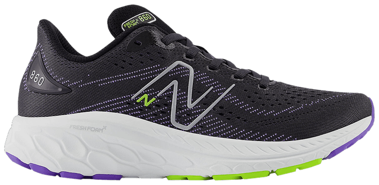 New Balance Fresh Foam X 860v13 Big Kid X Wide Black Electric Indigo