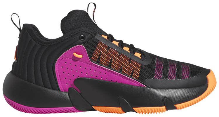 Adidas Trae Unlimited Black Lucid Fuchsia Orange