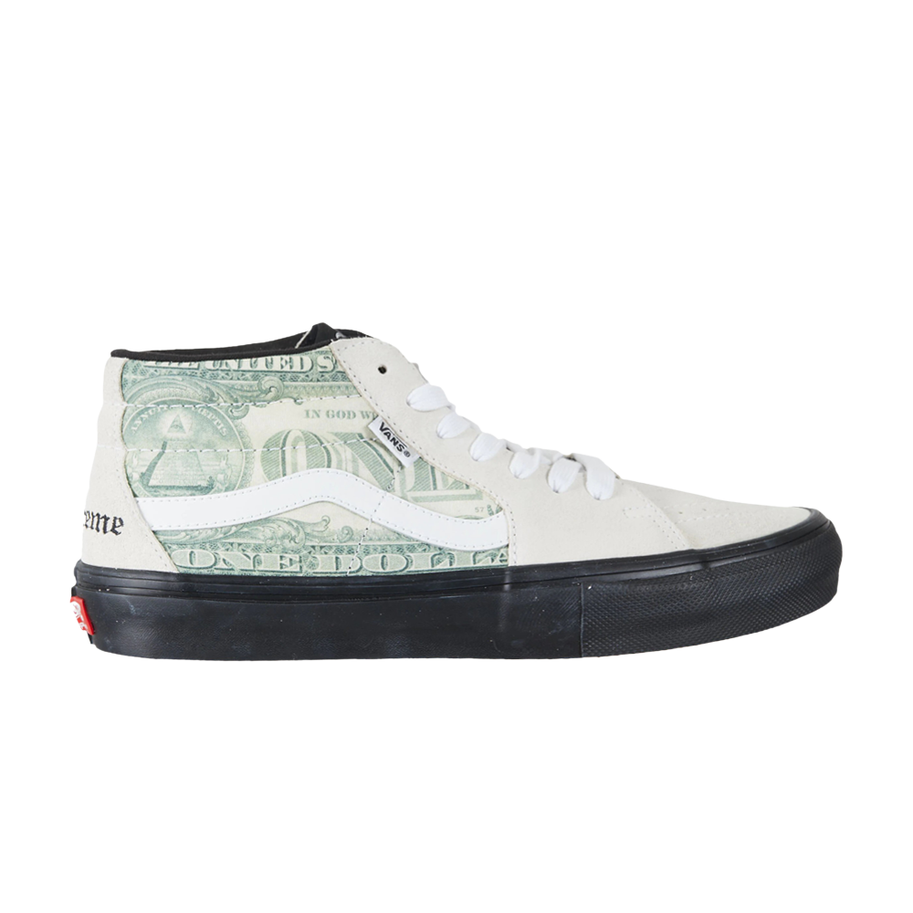 Buy Supreme x Skate Grosso Mid 'Dollar Bill - White' - VN0A5FCGWHT | GOAT