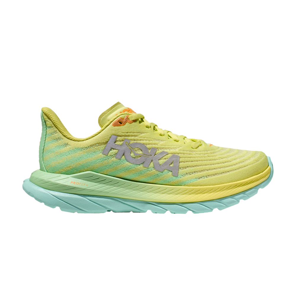 Pre-owned Hoka One One Wmns Mach 5 'citrus Glow' In Yellow