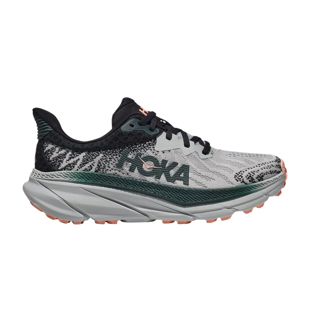Pre-owned Hoka One One Wmns Challenger Atr 7 'harbor Mist Spruce' In Grey