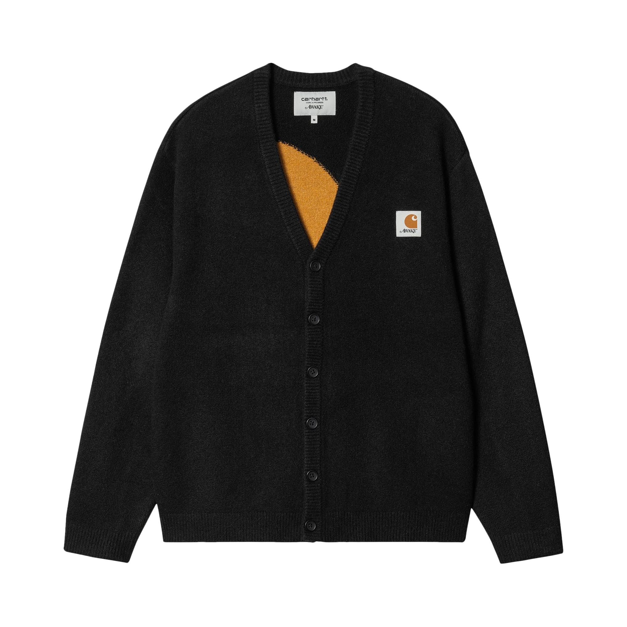Pre-owned Carhartt Wip X Awake Ny Cardigan 'black' | Men's Size L
