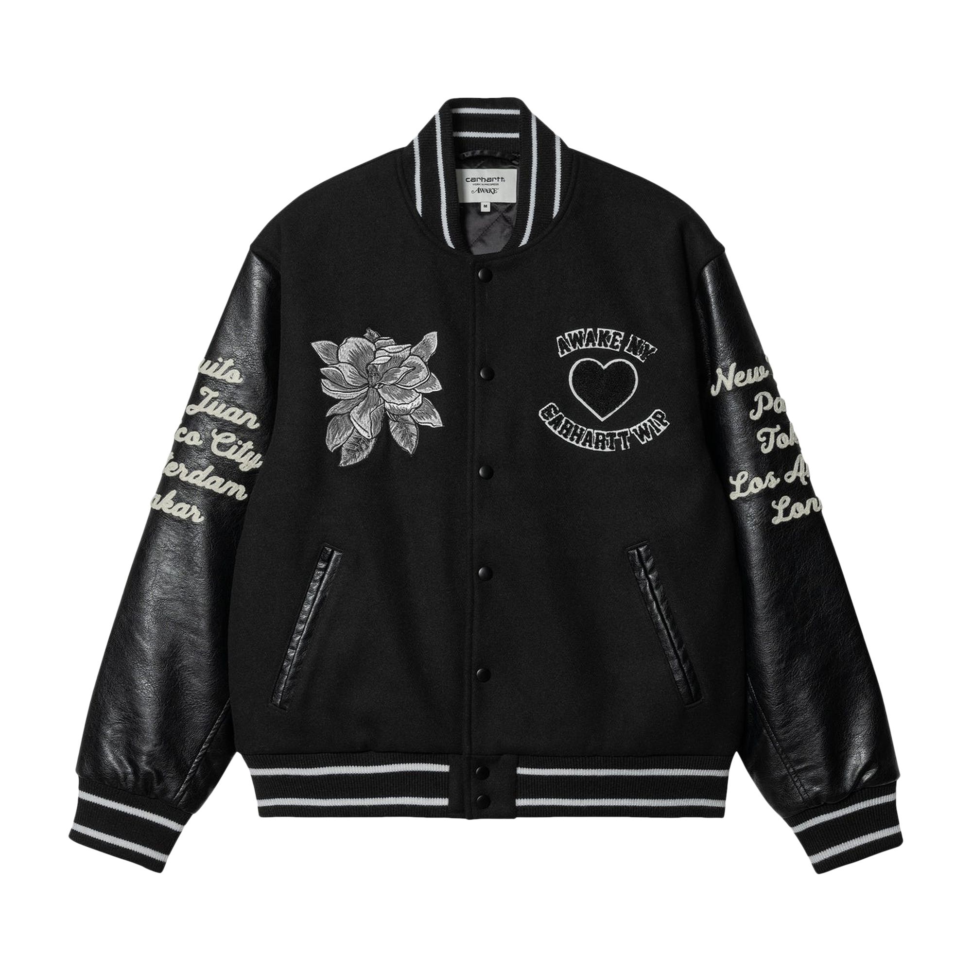 Carhartt WIP x Awake NY Teddy Jacket 'Black' | Men's Size L