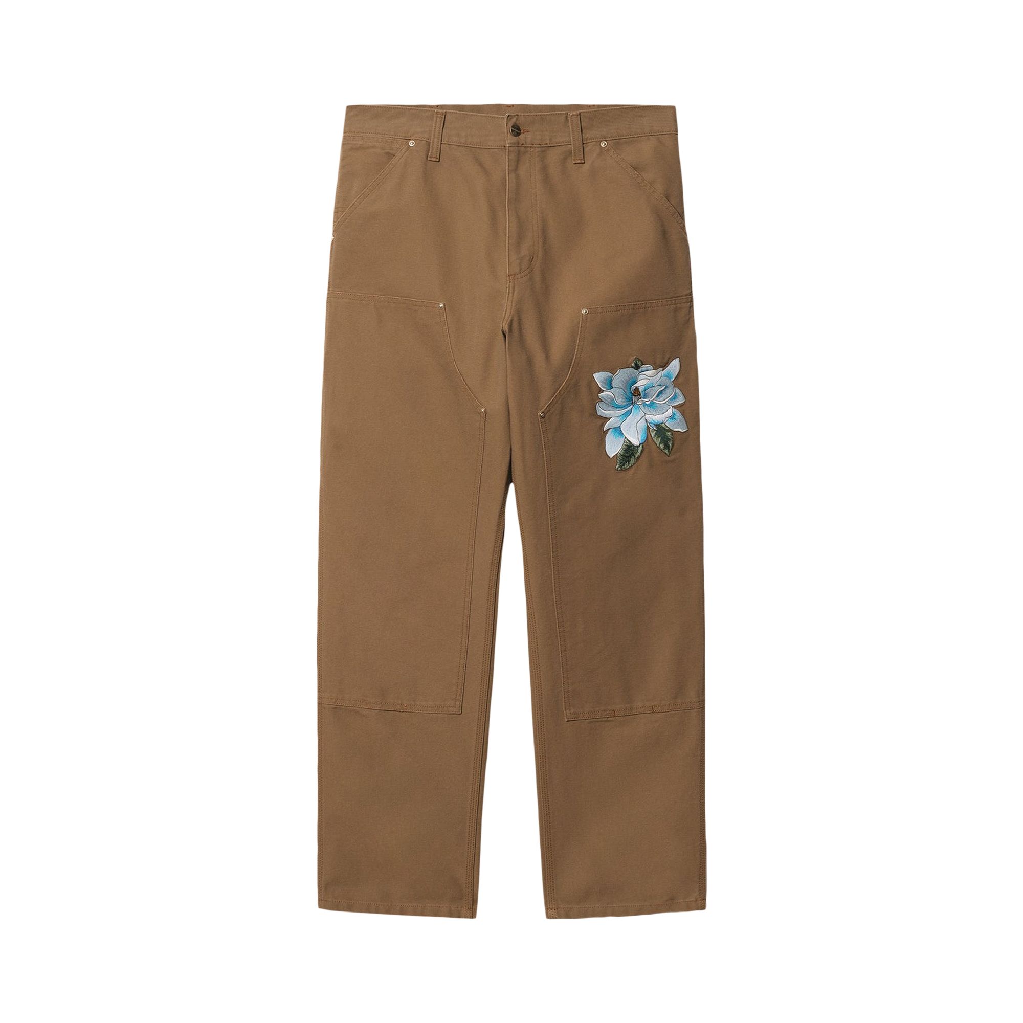 Pre-owned Carhartt Wip X Awake Ny Double Knee Pant 'hamilton Brown' | Men's Size L