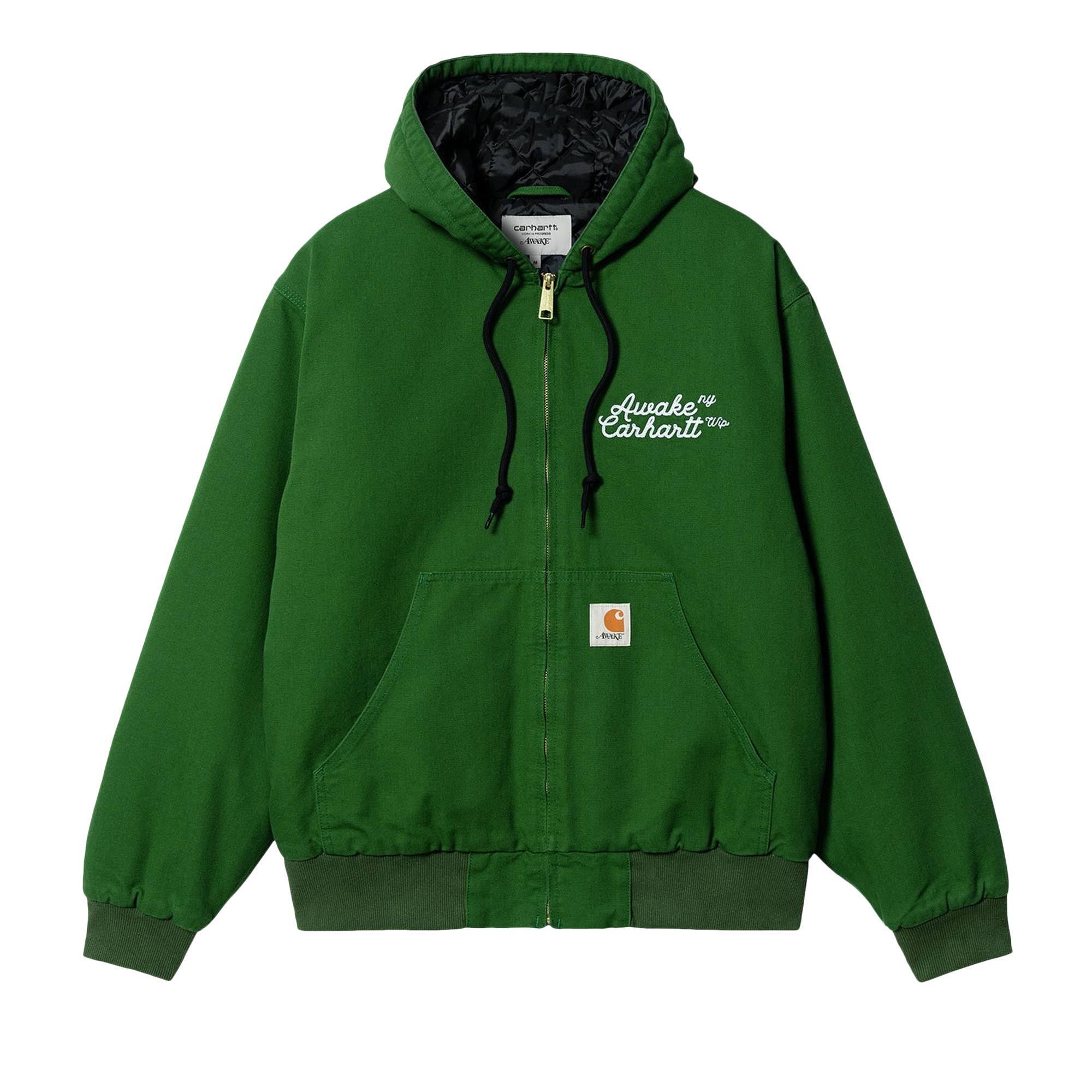Pre-owned Carhartt Wip X Awake Ny Og Active Jacket 'dark Green' | Men's Size L