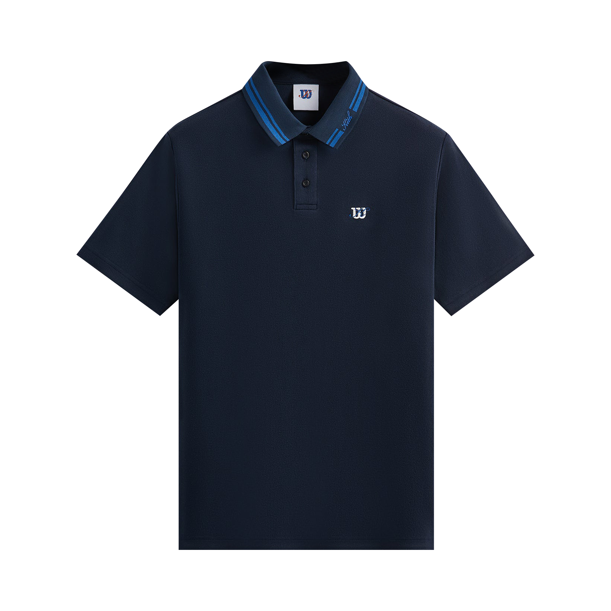 Pre-owned Kith For Wilson Tipped Polo 'nocturnal' In Blue