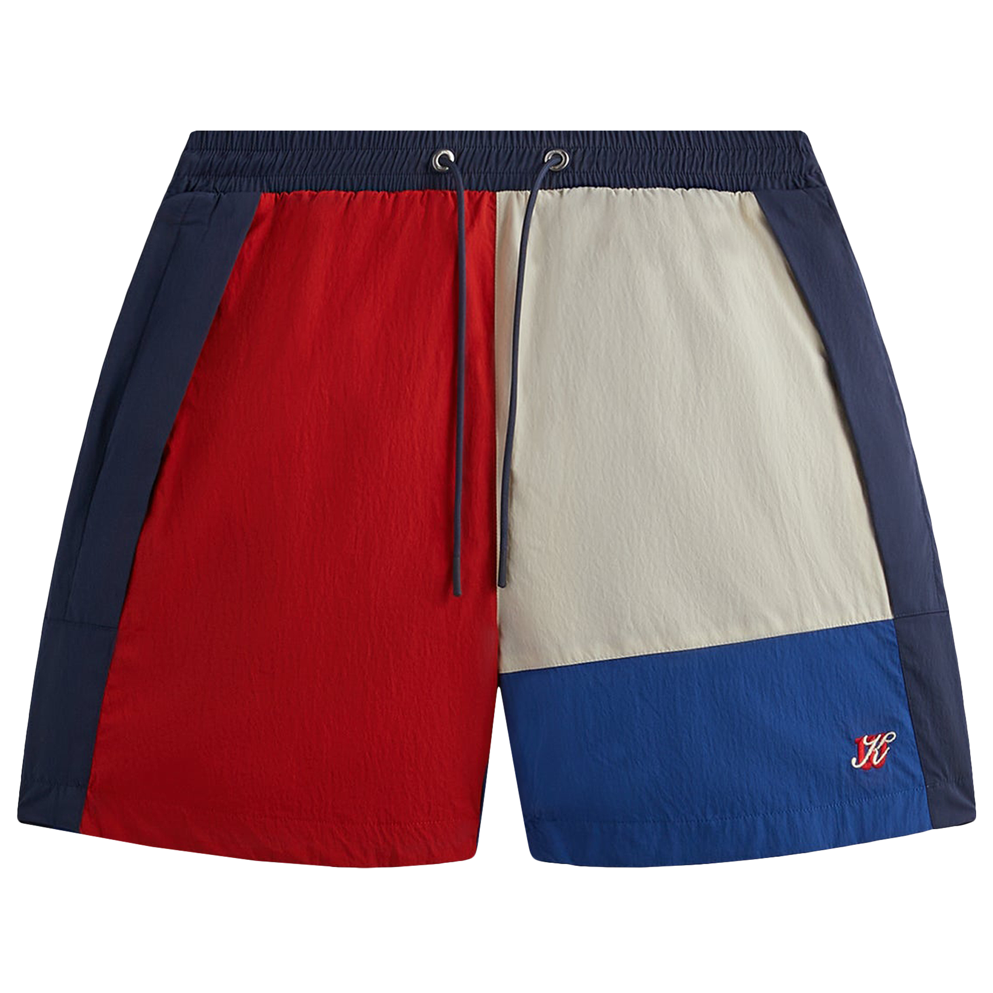 Pre-owned Kith For Wilson Court Panelled Short 'clay Court' In Multi-color