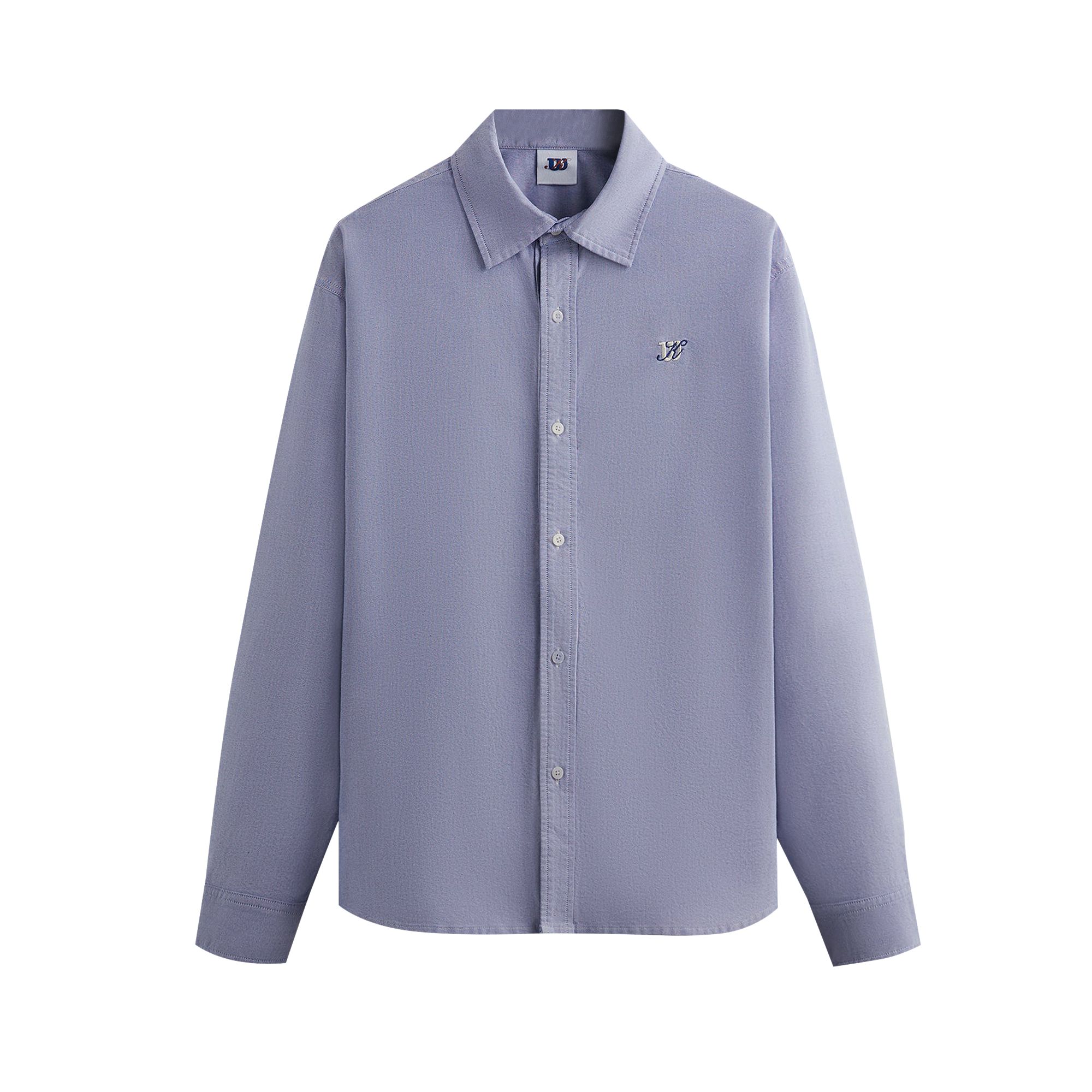 Pre-owned Kith For Wilson Oxford Apollo Buttondown 'nocturnal' In Blue