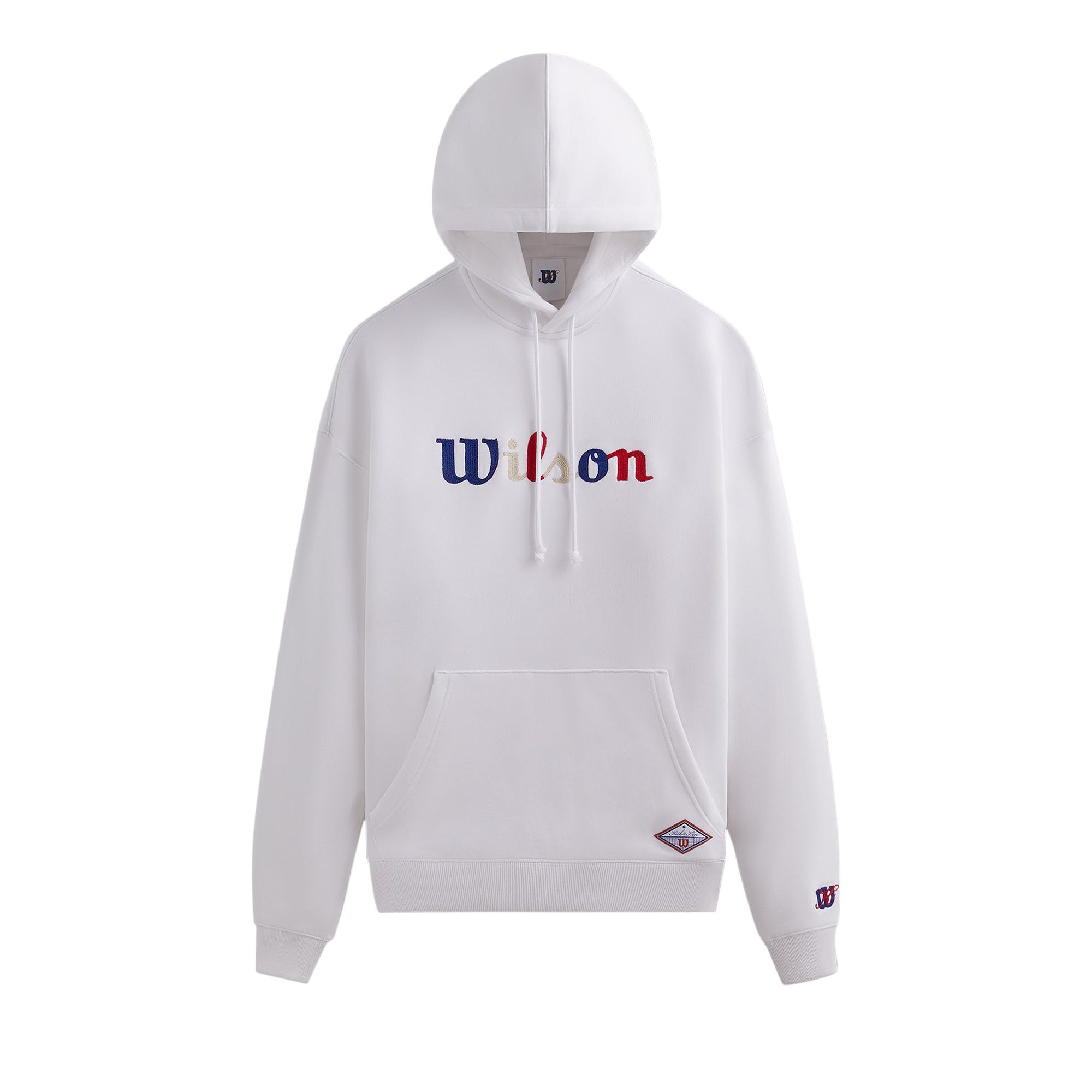 Pre-owned Kith For Wilson And Kin Hoodie 'white' | Men's Size Xl