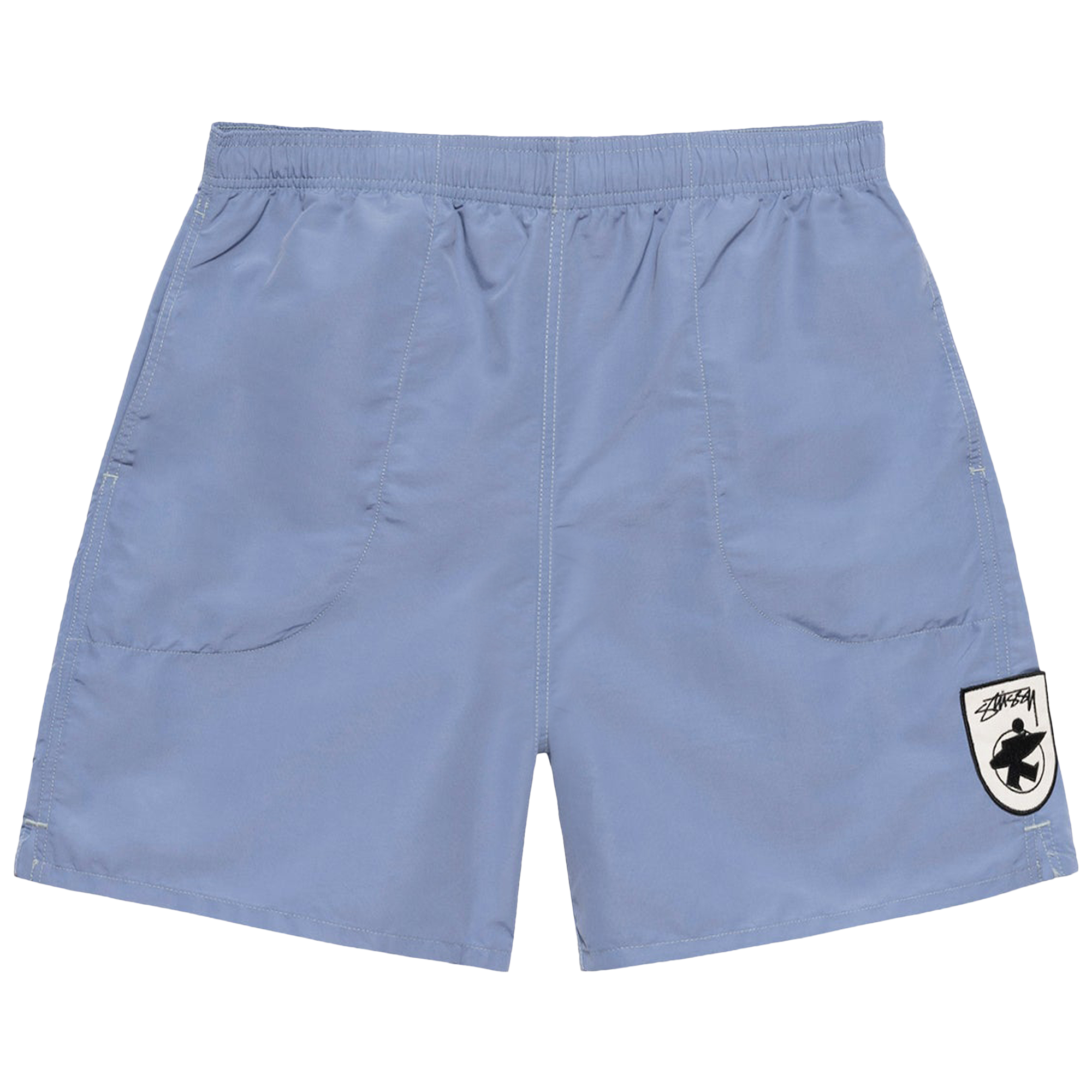 Pre-owned Stussy Surfman Patch Water Short 'blue'
