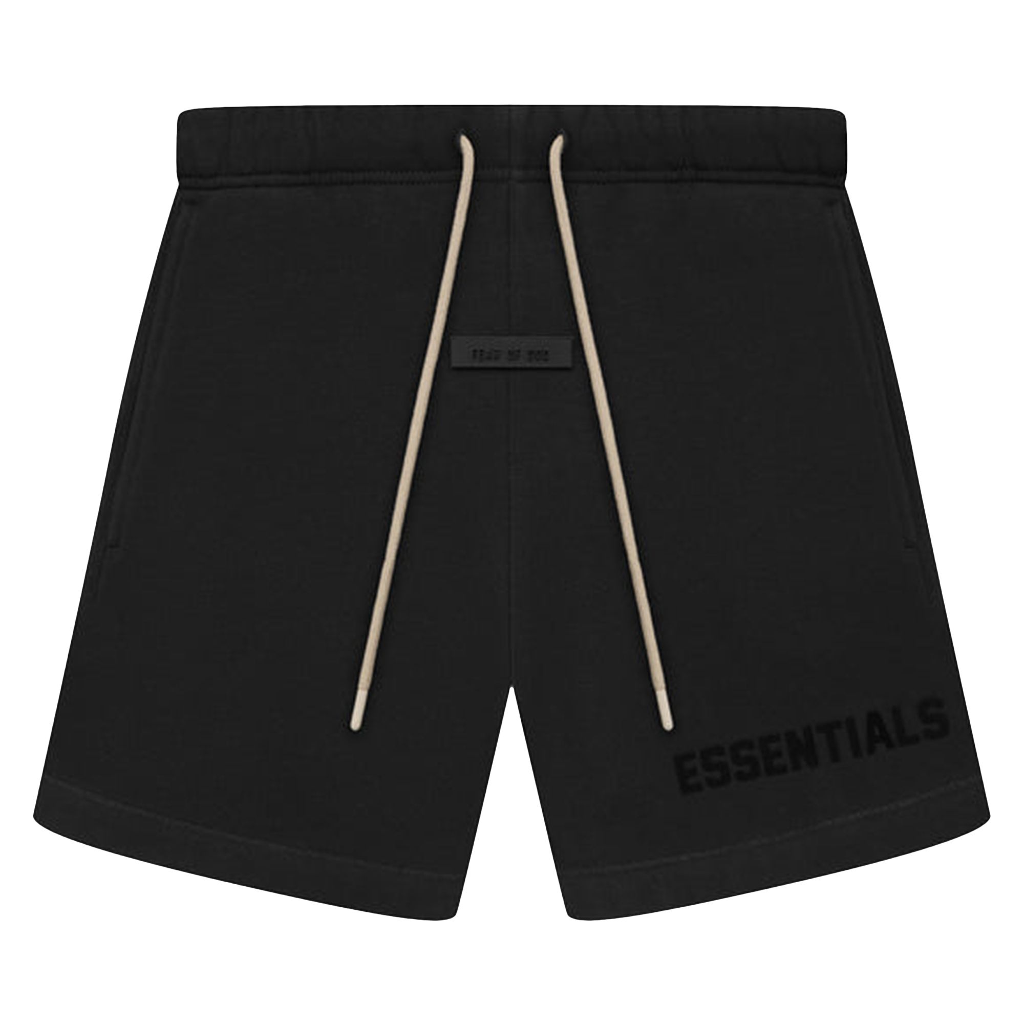 Pre-owned Essentials Fear Of God Sweatshort 'jet Black'