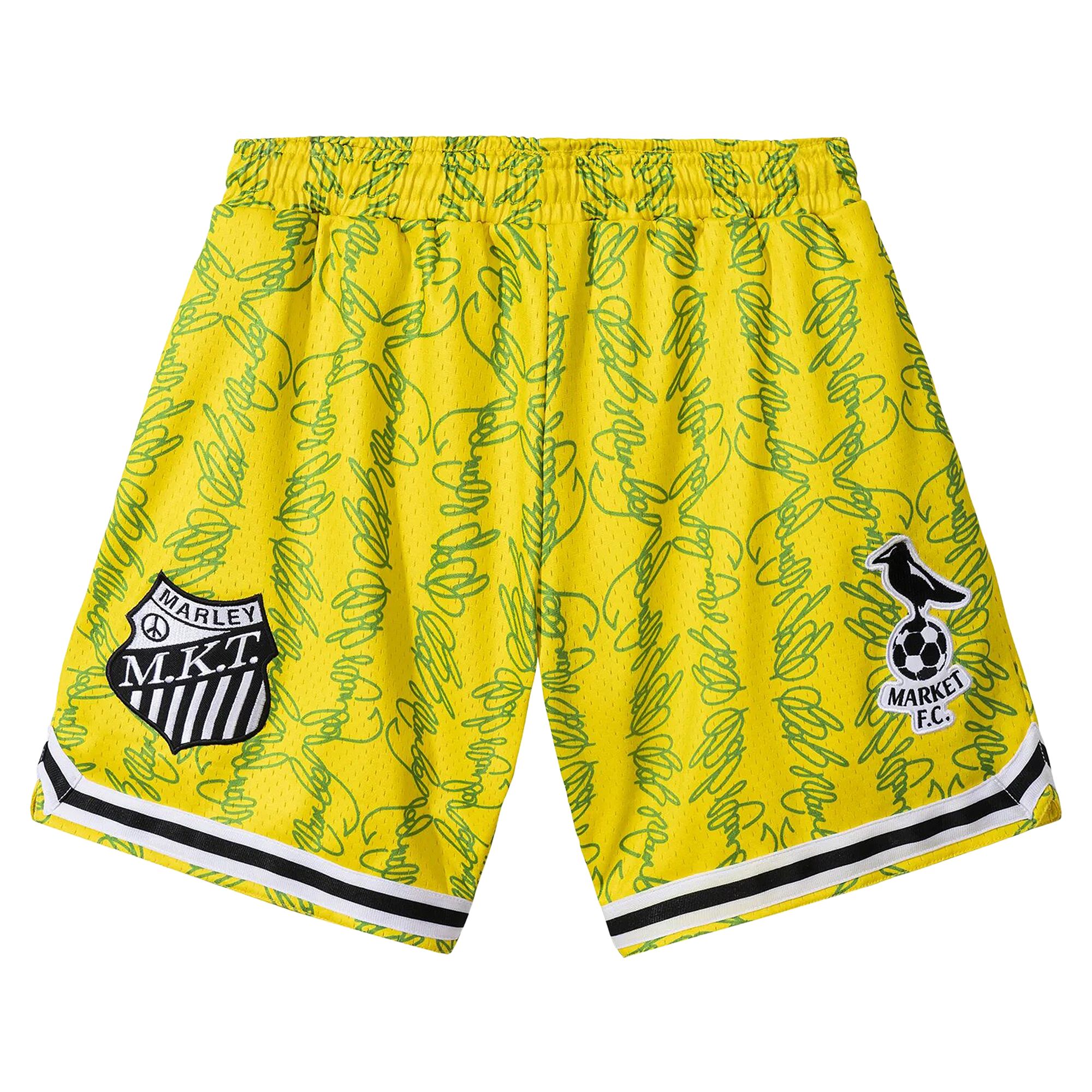 MARKET MARKET X BOB MARLEY SOCCER SHORTS 'MULTICOLOR'