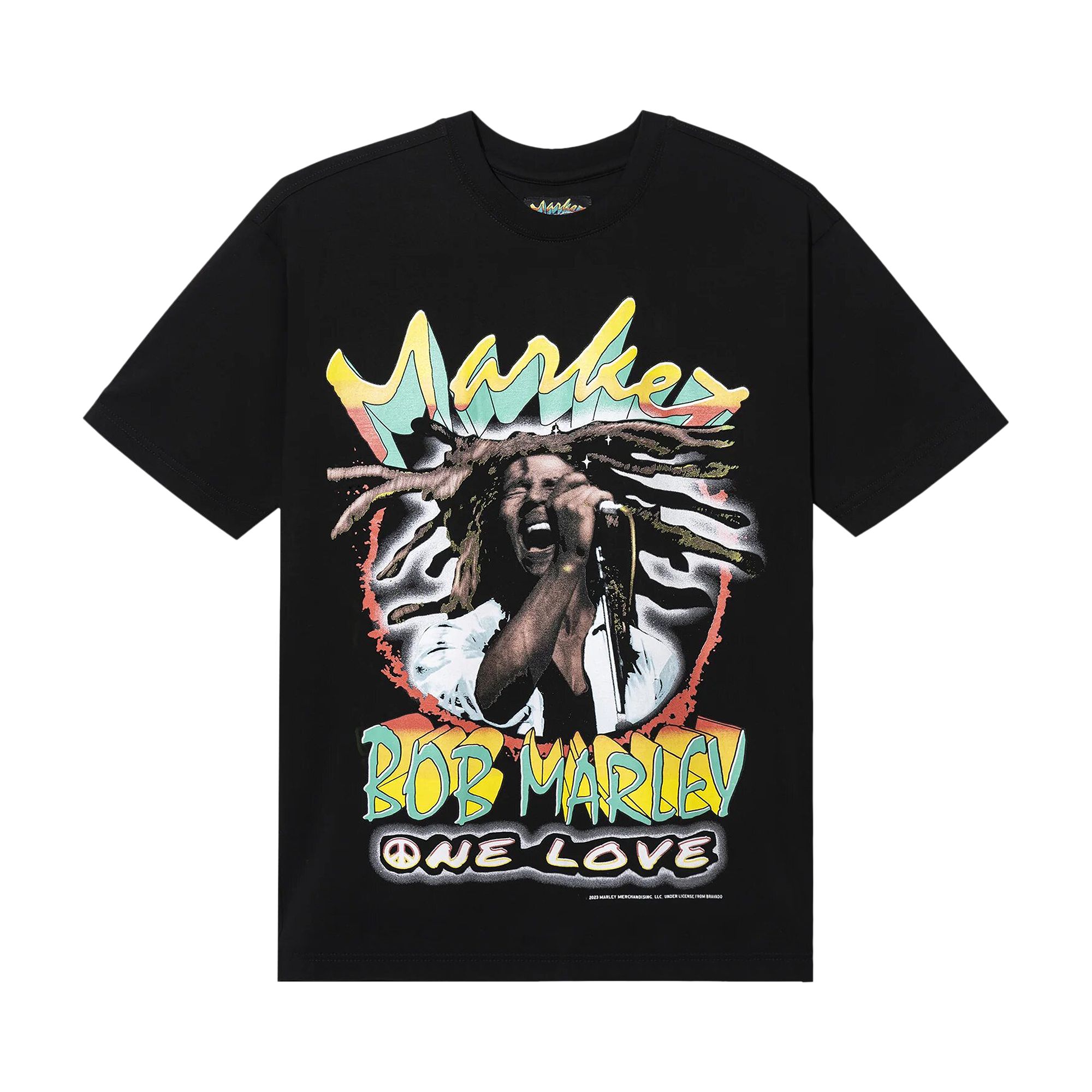 Pre-owned Market Bob Marley One Love T-shirt 'black' | Men's Size Xl