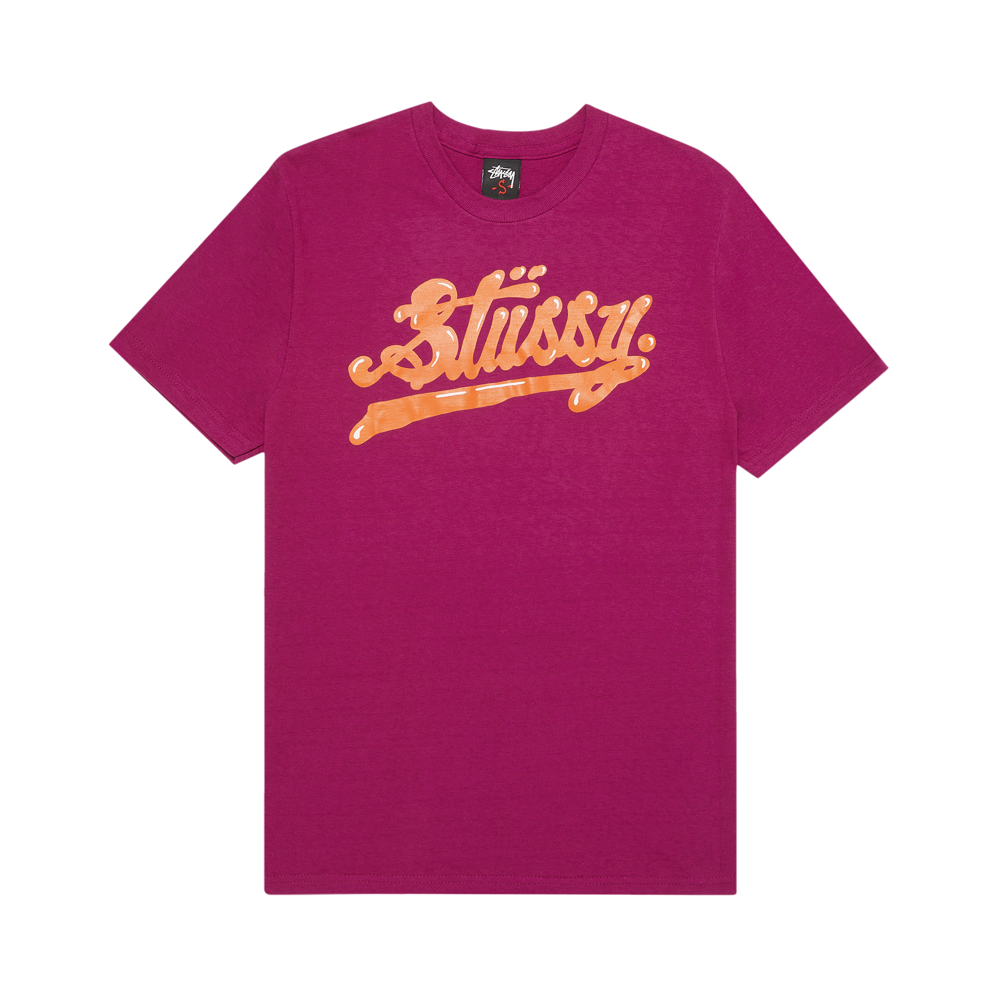 Pre-owned Stussy Gear Polished Tee 'magenta' In Pink