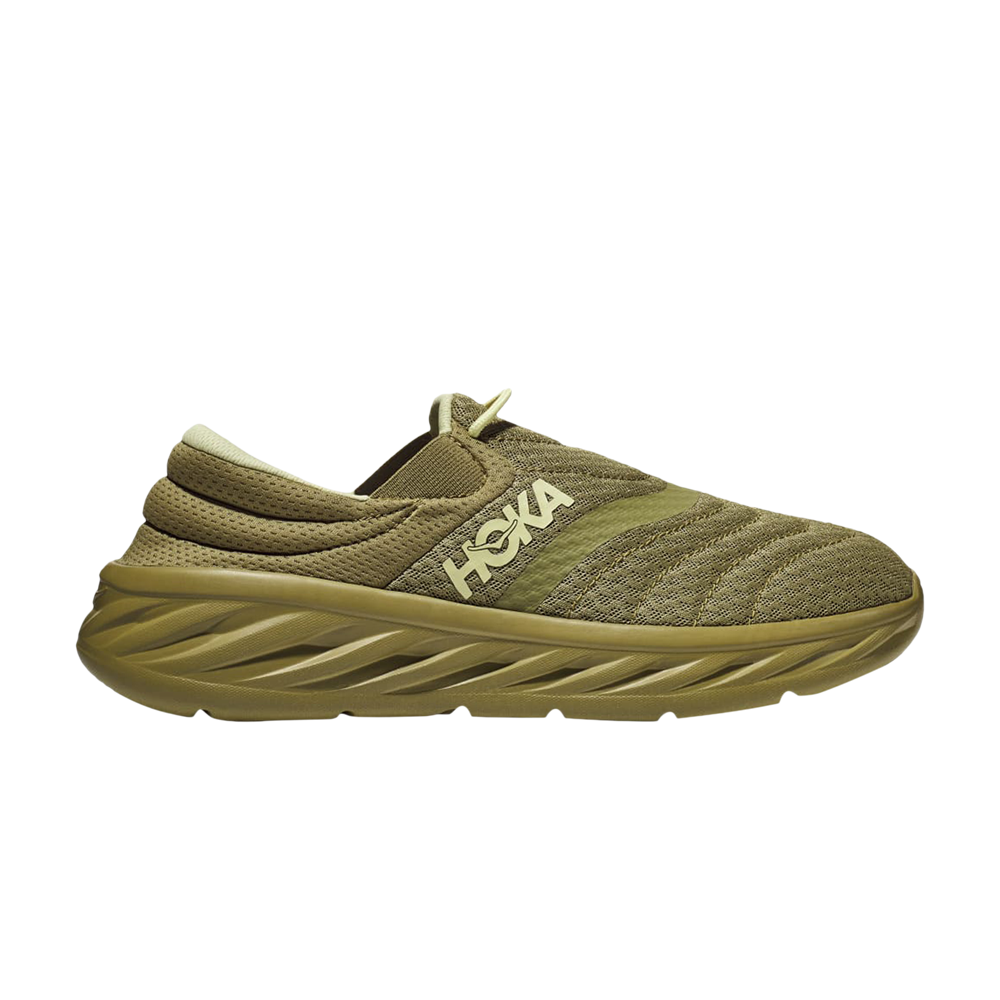 Pre-owned Hoka One One Ora Recovery 2 'green Moss Celery Root'