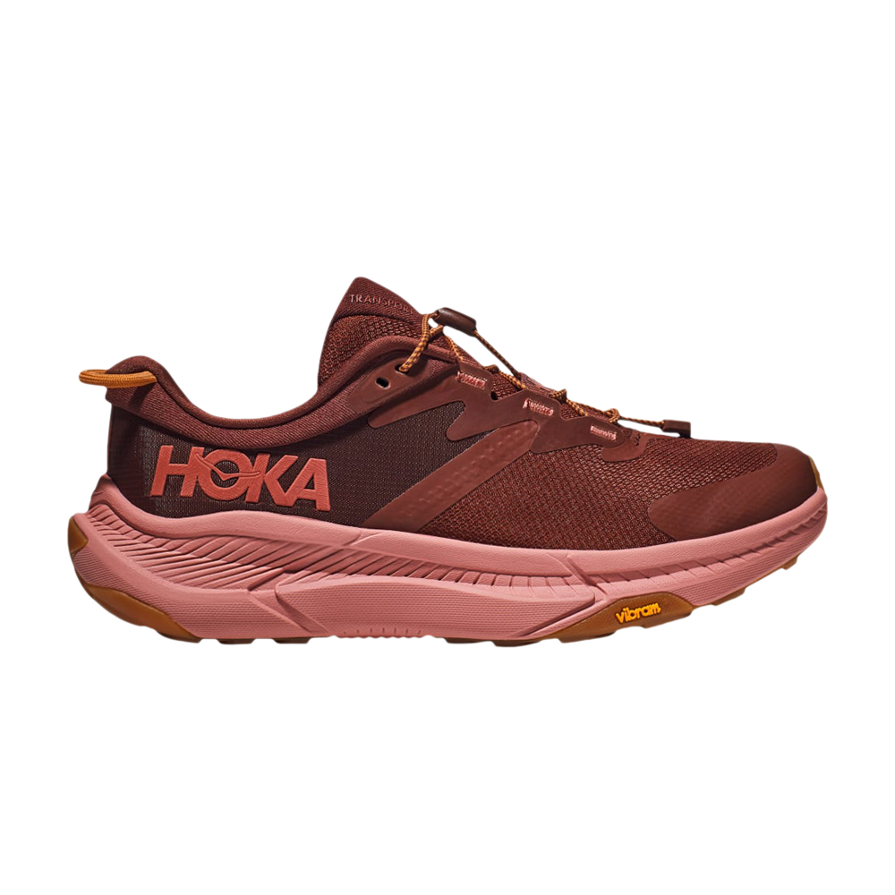 Pre-owned Hoka One One Wmns Transport 'spice Earthenware' In Red