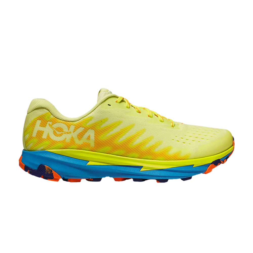 Pre-owned Hoka One One Torrent 3 'citrus Glow Diva Blue' In Yellow