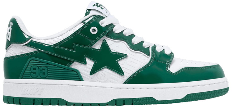 BAPE Wmns Sk8 Sta 5 Luxury Sport Monogram   Green