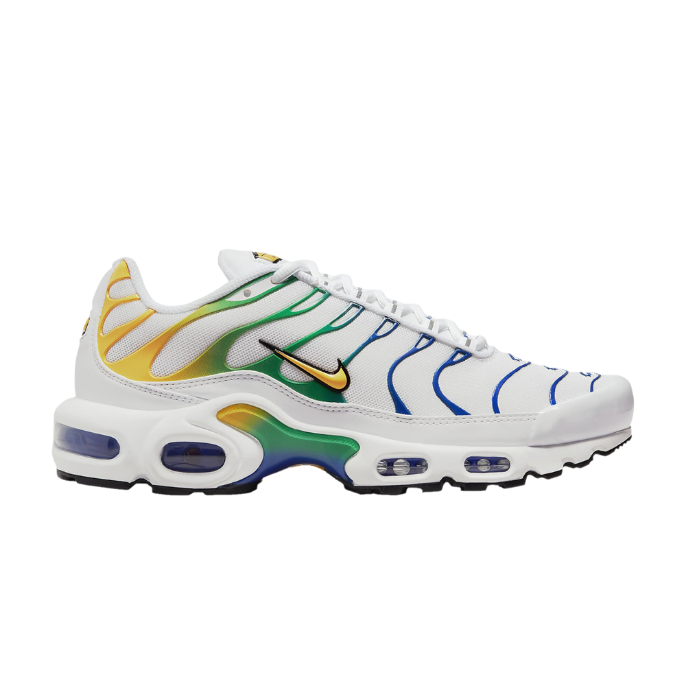 Pre-owned Nike Wmns Air Max Plus 'brazil' In White