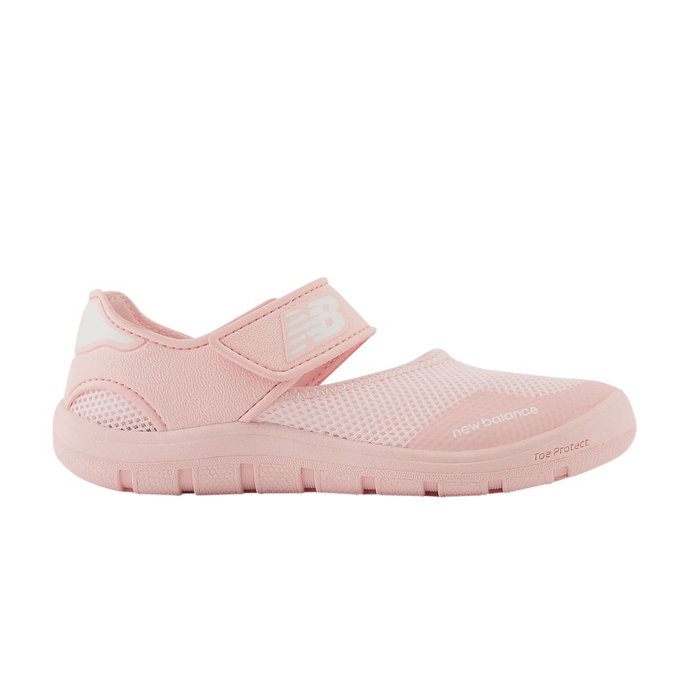 Pre-owned New Balance 208v2 Hook & Loop Sandal Big Kid Wide 'crystal Powder' | Pink | Kid's Size 2