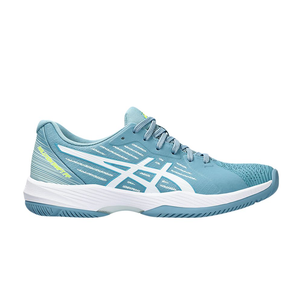 Pre-owned Asics Wmns Solution Swift Ff 'gris Blue'