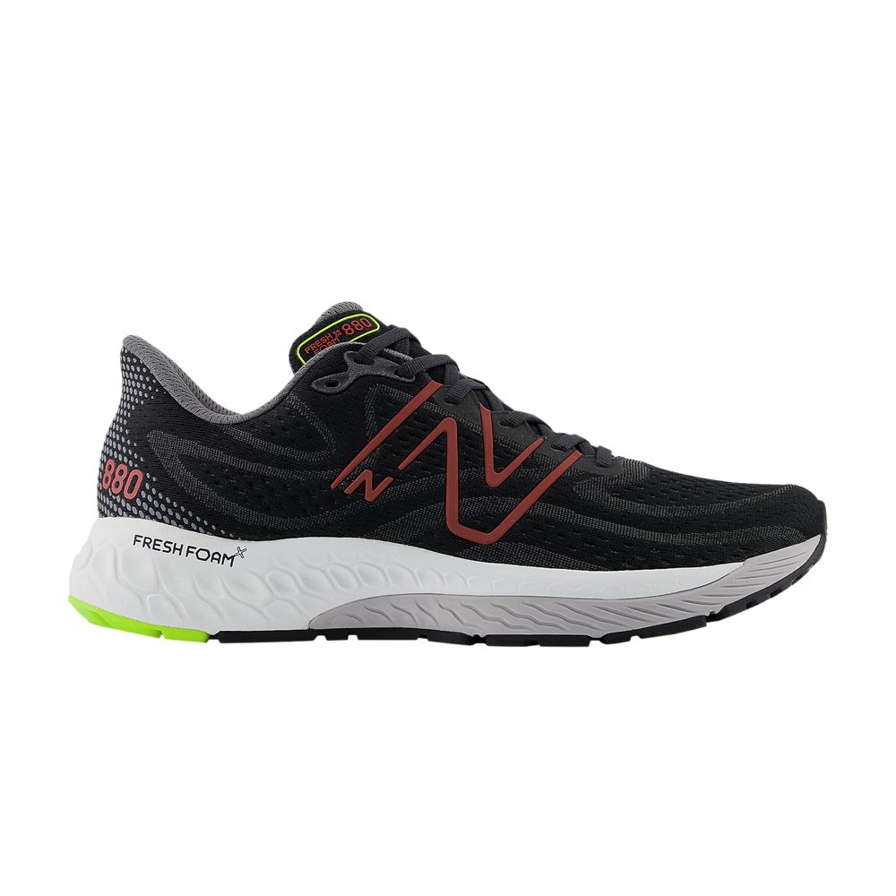 NEW BALANCE FRESH FOAM X 880V13 2E WIDE 'BLACK BRICK RED'