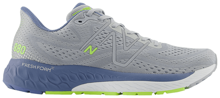 New Balance Fresh Foam X 880v13 2E Wide Aluminum Grey Mercury Blue