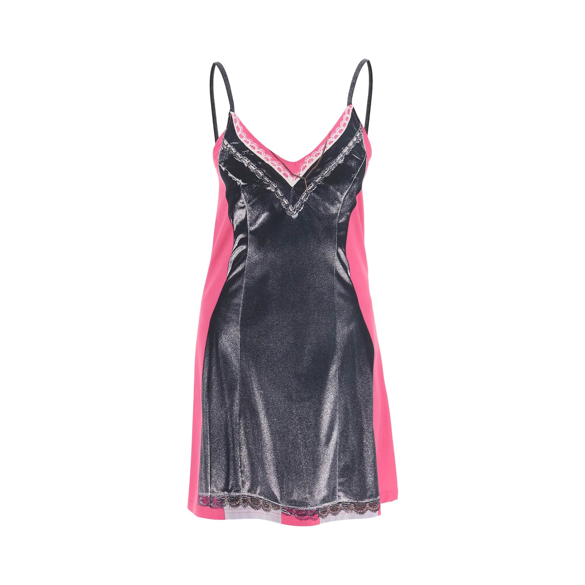 Pre-owned Y/project Trompe L'oeil Mini Dress 'black/pink' | Women's Size 40