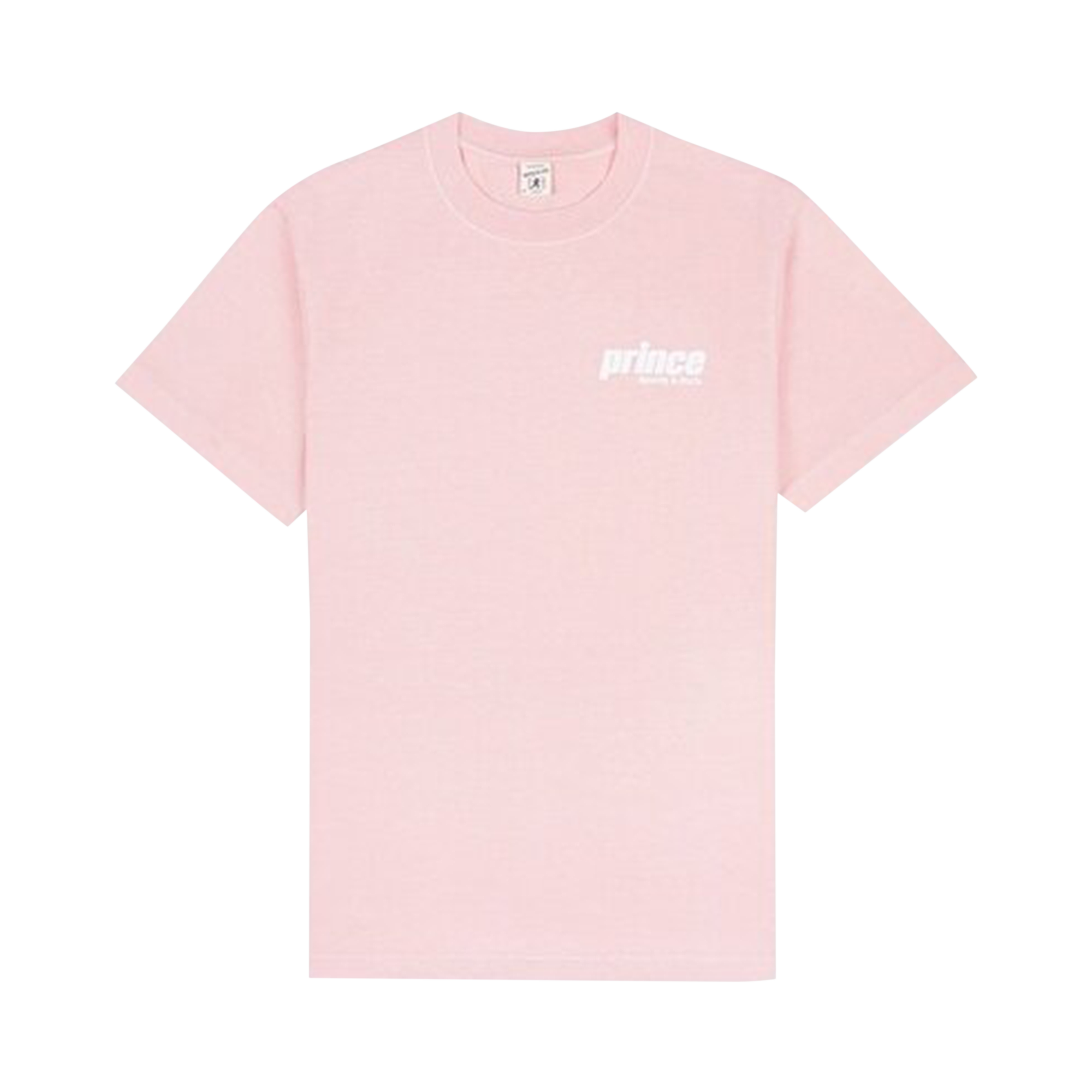 Pre-owned Sporty And Rich Sporty & Rich X Prince Sporty T Shirt 'baby Pink/white'