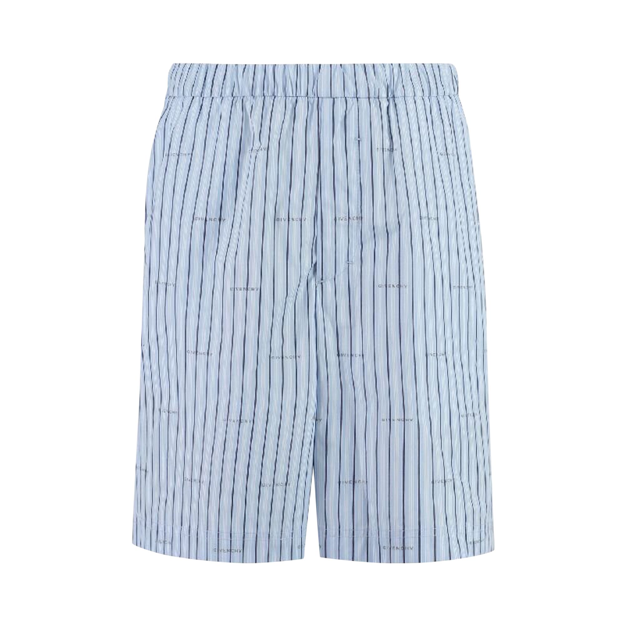 Pre-owned Givenchy Elasticated Shorts 'baby Blue' | Men's Size 54