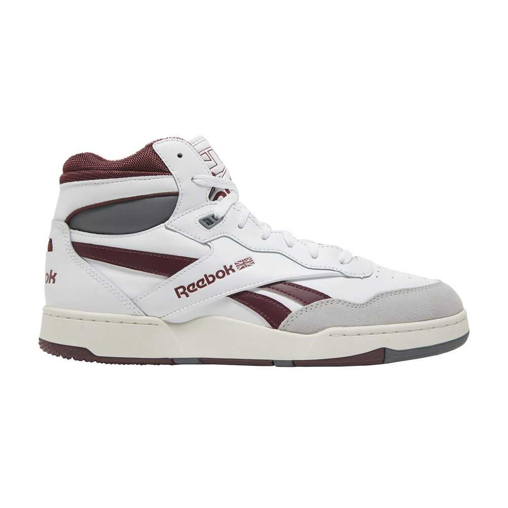 Pre-owned Reebok Bb4000 2 Mid 'white Classic Maroon'