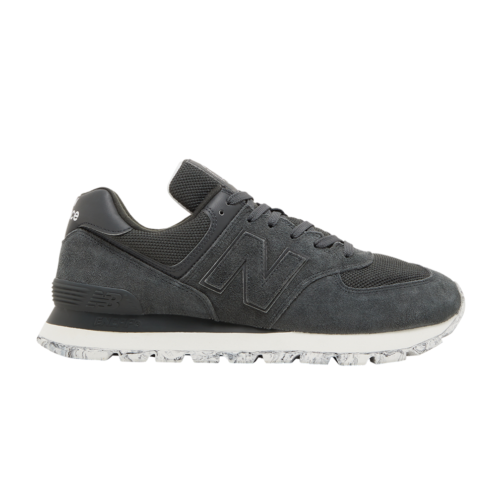 Pre-owned New Balance 574 Rugged 'black Marble Sole'