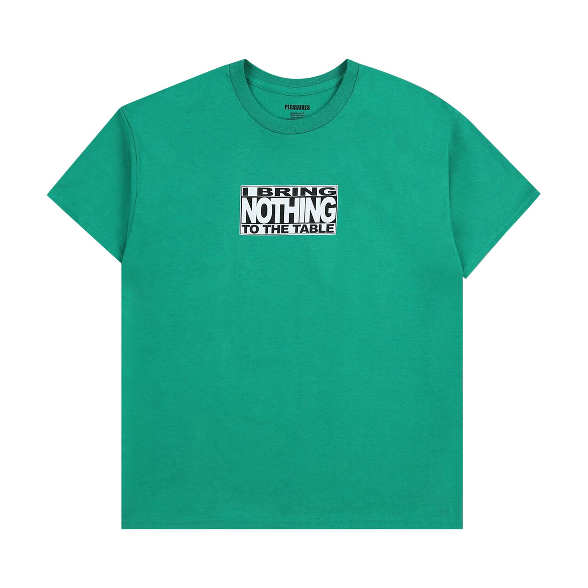 Pre-owned Pleasures Table T-shirt 'green'