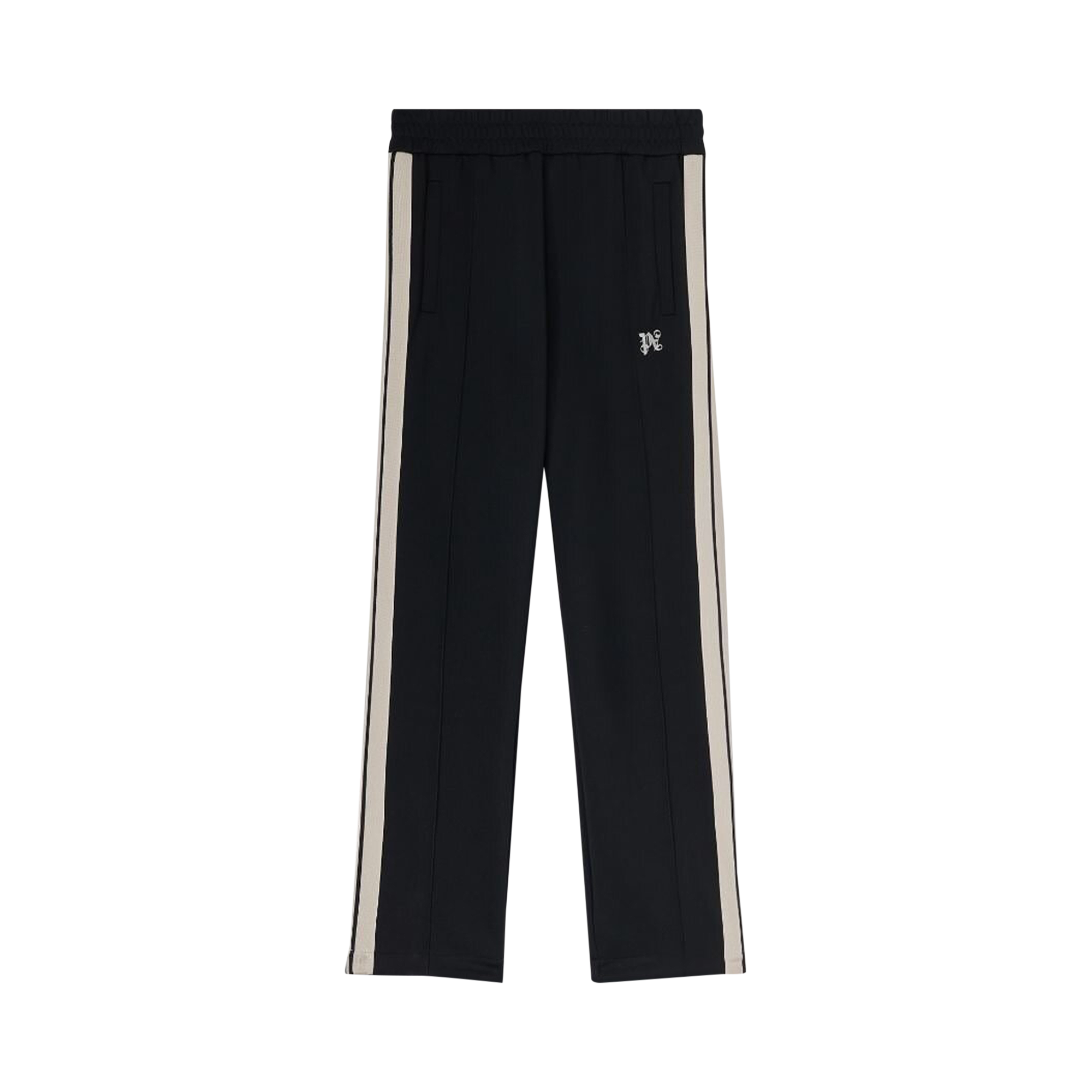 Pre-owned Palm Angels Monogram Classic Track Pants 'black/off White'