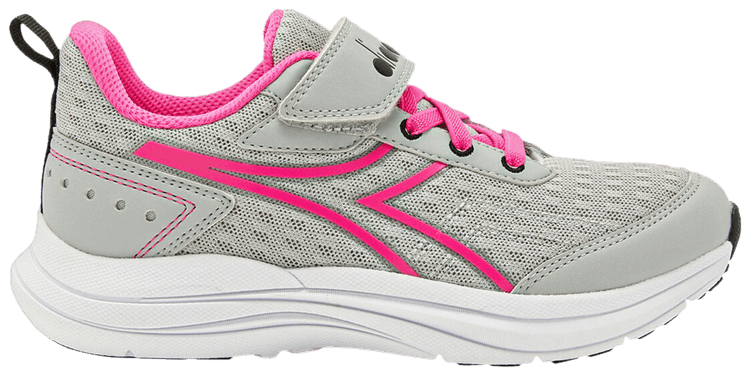 Diadora Snipe Big Kid Silver Pink Fluorescent