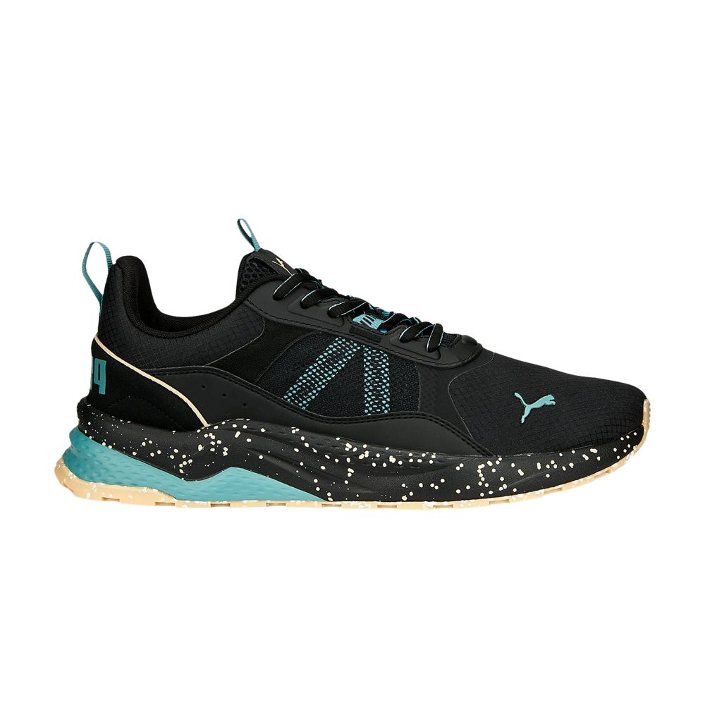 Pre-owned Puma Anzarun 2.0 Open Road 'black Adriatic'