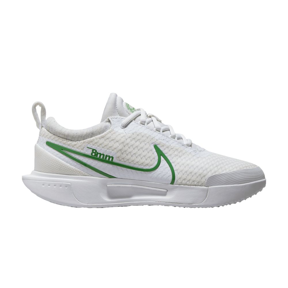 Pre-owned Nike Wmns Court Zoom Pro Hc 'white Kelly Green'