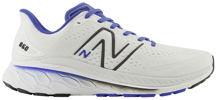 New Balance Fresh Foam X 860v13 2E Wide White Marine Blue