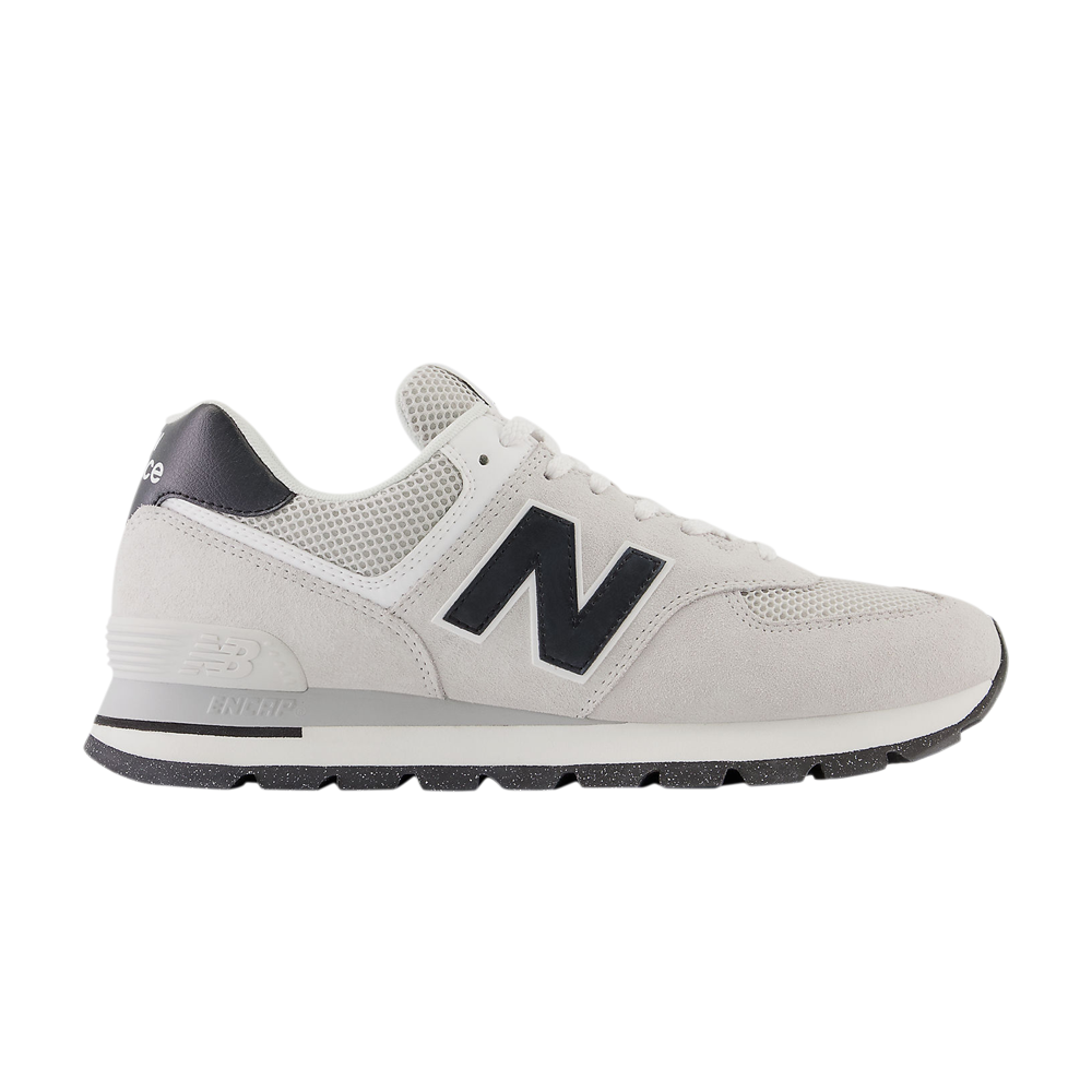 Pre-owned New Balance 574 Rugged 'grey Black'