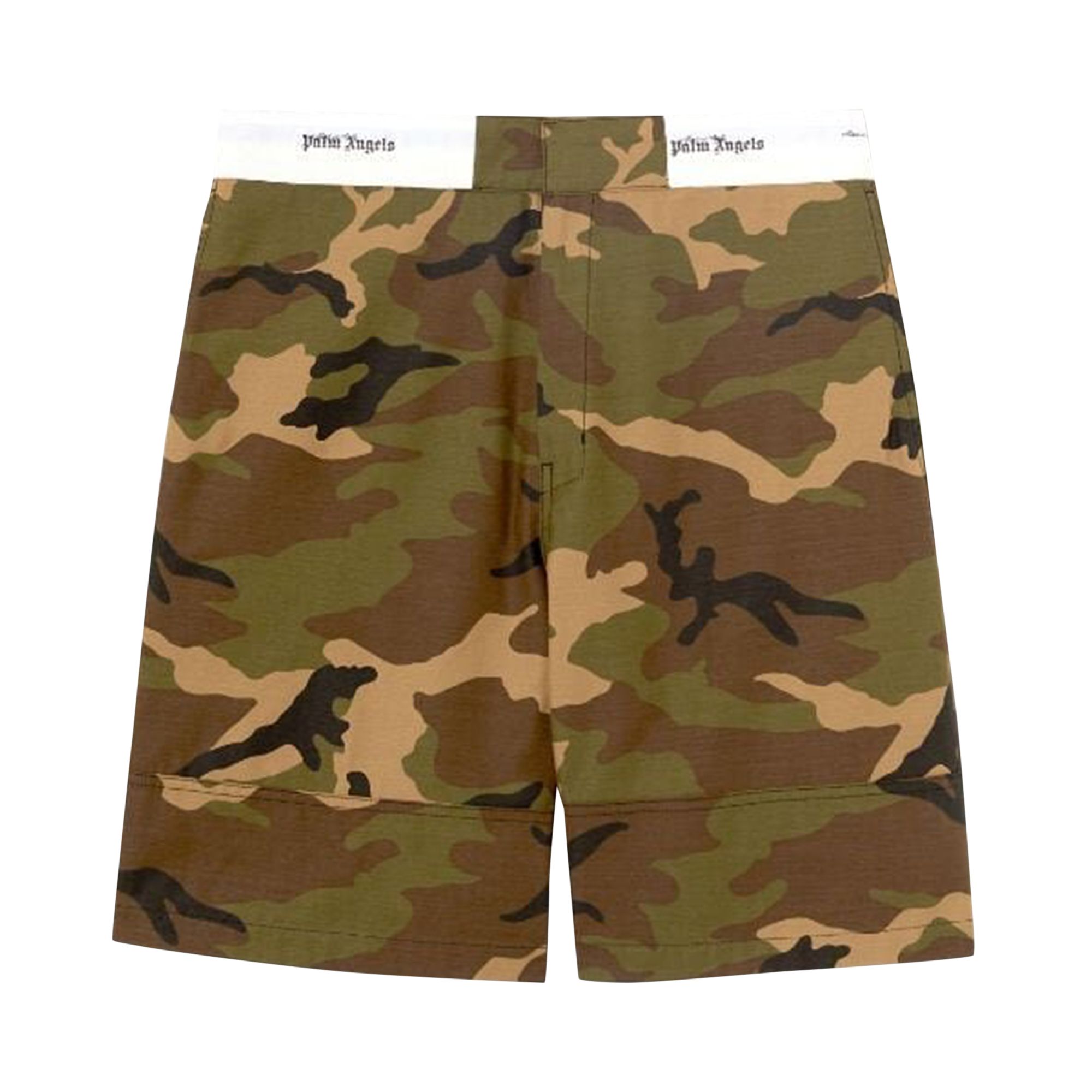 Pre-owned Palm Angels Sartorial Shorts 'military' | Green | Men's Size 48