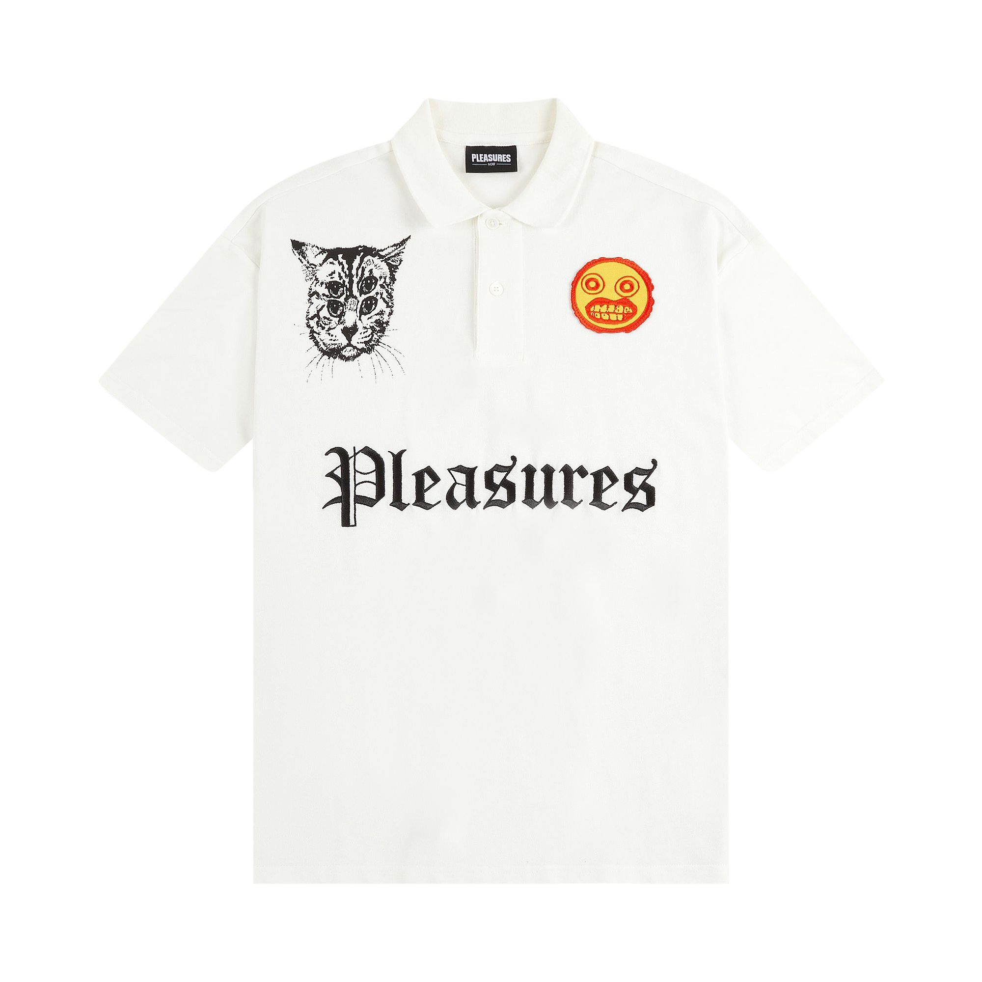 Pleasures Wyatt Polo 'White' | Men's Size S