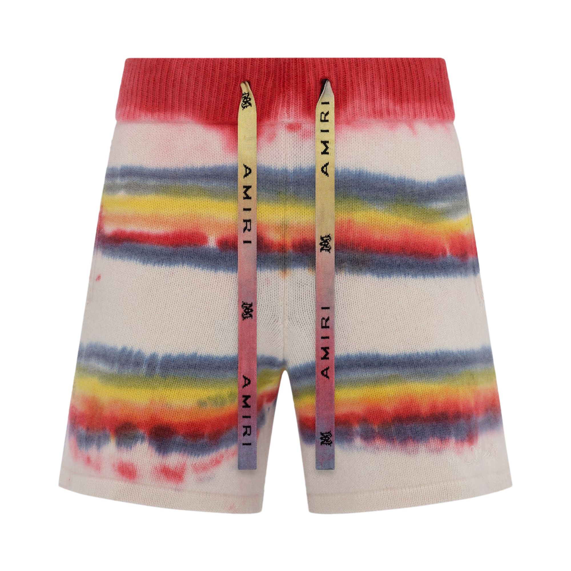 Pre-owned Amiri Rainbow Tie Dye Short 'multicolor' | Multi-color | Men's Size M